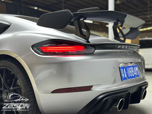 Parachoques delantero estilo GT4 para <span class=keywords><strong>Porsche</strong></span> Cayman <span class=keywords><strong>Boxster</strong></span> <span class=keywords><strong>718</strong></span> 982 2016-2023 con accesorios Kit de carrocería de actualización de conexión de perno directo - Product Image 6