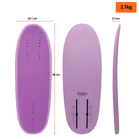 Papan Wingfoil Hidrofoil Unisex Berkualitas Tinggi 96CM 8.3L, Papan Selancar, Skimboard, Kiteboard, Papan Foil untuk Dock Start