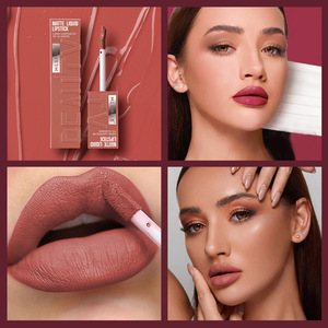 Matte Liquid <b>Lip</b> <b>Gloss</b> Gel Waterproof Moisturizing Hydrating Non-Stick Cup Velvet Foreign Trade Non-Fading Wholesale - Product Image 2