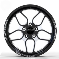 Nouvelles jantes de voiture en aluminium forgées pour la course de dragster 15x4.5J 17x4J 18x5.5J, avec beadlock étroit 5x4.75, déport négatif 30mm 20mm 25mm ET