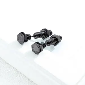 Pendientes de acero inoxidable con forma de tornillo para hombre, joyería personalizada, estilo hip hop, Punk