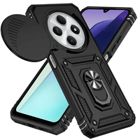 Coque antichoc avec protection coulissante pour objectif et support magnétique pour voiture pour Xiaomi Redmi 14C 4G et Redmi Note 14 Pro Plus 4G 5G – Nouveauté !
