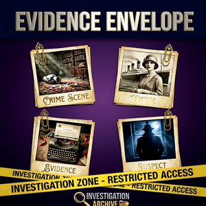 <span class=keywords><strong>Juego</strong></span> de Mesa de Detectives de Misterio y Crimen Personalizado de Fábrica para Adultos: Archivos de Casos de Asesinatos - Product Image 2