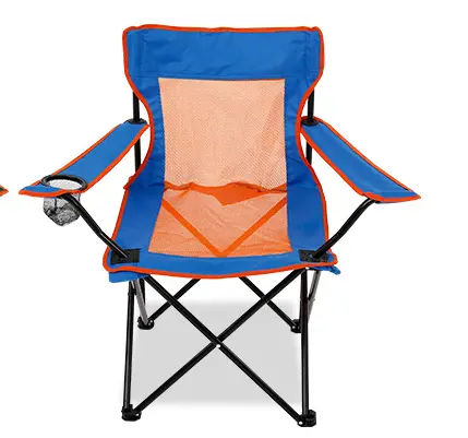 good quality heavy duty Breathable mesh cup holder outdoor leisure folding camping fishing beach chair with carry bag packing
