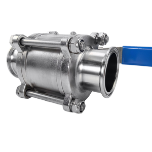 Schnelle Installation 3-teiliges gekapseltes SS304/SS316L Kugelventil 0-10bar Elektrisch Wasser 1/2''-4'' 180 3A/DIN 1 Jahr Garantie OEM - Product Image 2