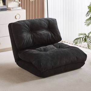 Tufted Fabric Bean Bag <b>Sofa</b> <b>Floor</b> Seat Lounge Chair for Bedroom Living Room - Product Image 3