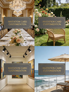Servicio de Impresión de Tarjetas de Felicitación <span class=keywords><strong>en</strong></span> Papel Artístico Personalizado para Invitaciones a Eventos - Product Image 6