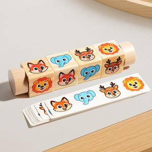 Juguete educativo <span class=keywords><strong>Montessori</strong></span> para niños, cubos giratorios <span class=keywords><strong>de</strong></span> madera, bloque a juego, juguete para niños, coordinación mano ojo, bloques <span class=keywords><strong>de</strong></span> madera, juguete - Product Image 5