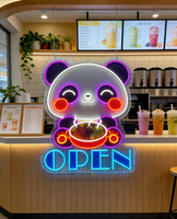 Lampe néon LED en forme de chat - Lettres lumineuses en acrylique pour décoration de bureau, mariage, chambre, bar, fête, ambiance festive