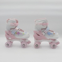 Patins à roulettes réglables pour enfants Vente en gros Enfants 4 roues Quad Hondar Location de patins à glace Convient