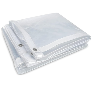 LIYUAN Bâche transparente personnalisée <span class=keywords><strong>pour</strong></span> <span class=keywords><strong>balcon</strong></span> pare-vent transparent Protection solaire imperméable PVC rideau extérieur <span class=keywords><strong>serre</strong></span> - Product Image 2