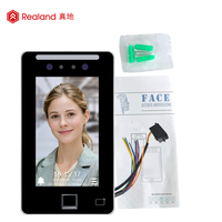 Mesin Absensi Biometrik Pembaca Kartu Kontrol Akses Pengenal Wajah Tahan Air IP65, Cloud, Rekam Waktu, Dilengkapi SDK API Gratis