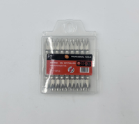 Embout magnétique double face Phillips en acier S2, tige hexagonale 1/4 pour visseuse à chocs et perceuse