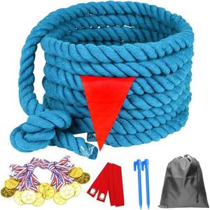 Set di Corde per Tiro alla Fune, Gioco da Esterno per Feste in Giardino, per Famiglie, Asili, Riunioni Genitore-Figlio, Attività all'Aperto - Product Image 1