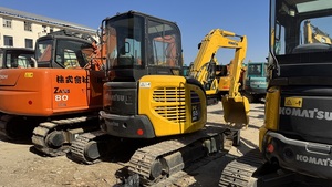 Mini pelle Komatsu PC55 d'occasion de 5,5 tonnes, 99 % neuve, excavatrice sur chenilles Komatsu PC50 55 en vente chaude - Product Image 3