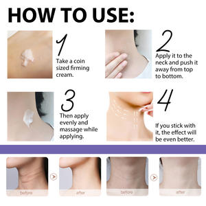 Oem Hidrolizado Colágeno Suavizante y Aclarador Líneas del Cuello Belleza Crema PARA EL Cuello Adultos Hidratante Cara Mujer Piel Hidratante - Product Image 2