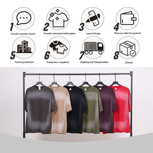 Camiseta Vintage de Algodón 100% Pesado para Hombre, Lavado Monkey, Manga Corta, 285GSM, Cuello Redondo, Holgada, Lisa - Product Image 5