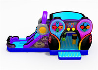 Nouvelle Conception : Toboggan Gonflable et Château Sauteur Ventilé pour Enfants – Tente de Fête Gonflable Combo Rebondissant pour Jouets d'Extérieur