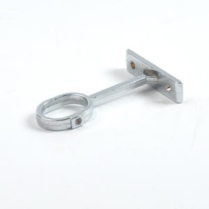 Tube de garde-robe Porte <span class=keywords><strong>Rail</strong></span> Support Armoire Raccords Supérieur Monté Armoire En Métal Suspendus Bride Support De Tube - Product Image 6