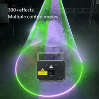 Luz Láser de Animación 3D de 1W 2W 3W 5W 6W, Proyector de Luz Láser para Escenarios, Discotecas, Bodas, Clubes Nocturnos, Precio Económico, Control por Teléfono DMX