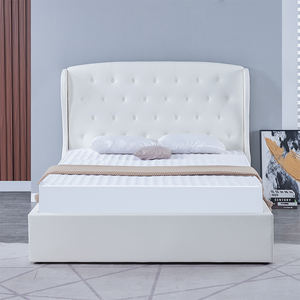 Cama Tapizada de Estilo Europeo con Almacenamiento, Tamaño Queen/King/Full, Camas Tapizadas Cómodas para Hoteles y Apartamentos - Product Image 5