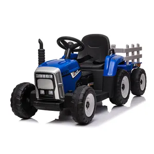 Tracteur de qualité, 12v, remorque pour enfants, véhicule électrique, de ferme et de bébés, livraison gratuite, 2020