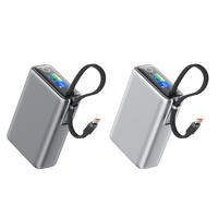 Baisco T199BLP 3C certifié selon la norme nationale, batterie Li-Polymère 20000mAh, chargeur portable avec câble intégré, charge rapide, ABS