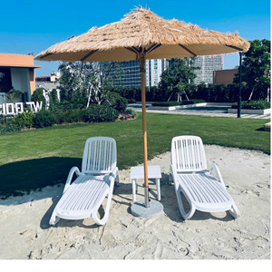 Prezzo di fabbrica lettini prendisole in plastica sdraio prendisole spiaggia lettino per hotel di lusso/resort/ville piscine - Product Image 2