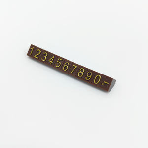 Moderne Compacte Plastic Prijs Kubus Standaard Abs Numerieke Tags Voor Gemakswinkels Winkels Winkel Display Rekken - Product Image 2