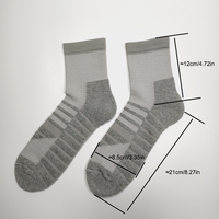 Chaussettes de basketball pour hommes, respirantes, rembourrées, à semelle épaisse en tissu éponge, pour le sport et l'athlétisme, avec logo personnalisé brodé, vente en gros
