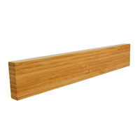 Support mural magnétique en bambou pour couteaux / Barre magnétique en bois pour couteaux pour réfrigérateur