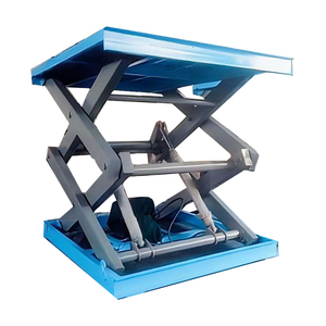 Plateforme élévatrice à ciseaux fixe pour l'entretien automobile, construction en acier massif avec câble de levage, utilisée dans les ateliers de réparation quotidiens - Product Image 4