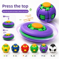 Vente en gros 2026 : Jeu de table en plastique anti-stress à presser et à faire tourner, boule sensorielle pour adultes, ornement cadeau contre l'anxiété
