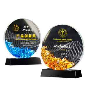 Özel Logo High-End cam kupa çeşitli süreçler yaratıcı renk süblimasyon K9 kristal kupa ile elmas şekli - Product Image 5