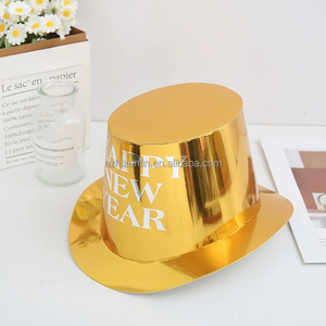 Cappelli a Cilindro Metallici Ecologici Zhizunlin per Capodanno, Halloween, <span class=keywords><strong>Natale</strong></span>, Ritorno a Scuola, Feste, Colori Personalizzabili per Adulti - Product Image 4