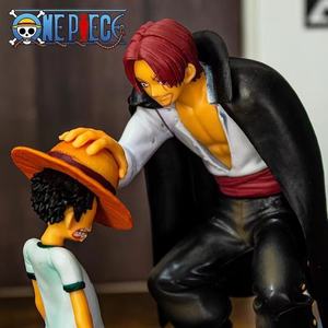 18cm une pièce Anime <span class=keywords><strong>Shanks</strong></span> <span class=keywords><strong>chapeau</strong></span> de paille <span class=keywords><strong>Luffy</strong></span> figurine modèle décoration jouet cadeau - Product Image 3