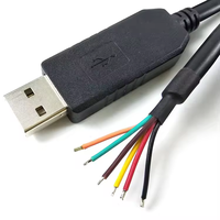 Cable USB A a TTL 3.3V 5V UART con IC FTDI FT232RL Original, Personalizable, para Descarga y Depuración de Routers y GPS