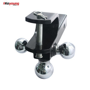 Support d'<span class=keywords><strong>attelage</strong></span> à trois billes avec <span class=keywords><strong>chape</strong></span> en U Support d'<span class=keywords><strong>attelage</strong></span> de remorque à 3 billes Attaches de remorque à tube récepteur solide de 2" - Product Image 5