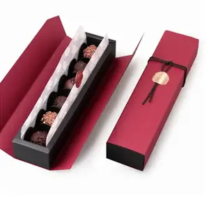 Профессиональная пищевая подарочная упаковочная коробка шоколадный трюфель упаковочная коробка