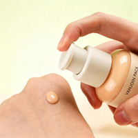 Botol Foundation Kosmetik Bentuk Lucu 30ml 50ml Pegangan Nyaman Mudah Dibawa Kepala Pompa Warna Dapat Disesuaikan