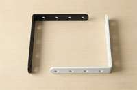 Support d'étagère flottante dissimulé en acier inoxydable thermolaqué de 3 mm d'épaisseur, modèle L01, pour cuisine, ChangYi Heavy Duty L Shaped