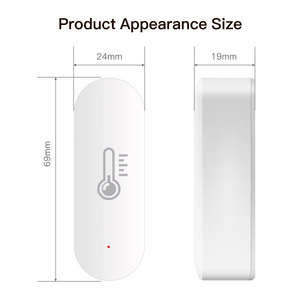 جهاز استشعار درجة الحرارة والرطوبة عالي الدقة من سمارت لايف تويا واي فاي، مقياس حرارة ورطوبة مثبت على الحائط PST-WSD400D - Product Image 6