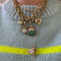 Collier pendentif colibri Gemnel en argent 925 plaqué or avec breloque oiseau volant en zircon cubique taille baguette