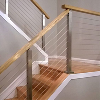 Balustrade en acier inoxydable de style moderne, balustrade, escalier, balustrade