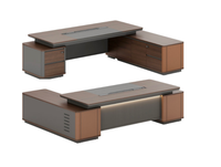 Nouveau mobilier de bureau : Bureau de direction en L, poste de travail économique pour achat groupé en gros