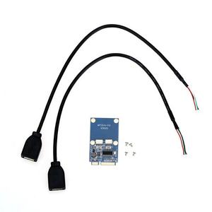 Mini PCI-E mPCIe a Dual USB 2,0 tarjeta de expansión adaptador para completo/media altura Mini Tarjeta de Venta caliente - Product Image 1