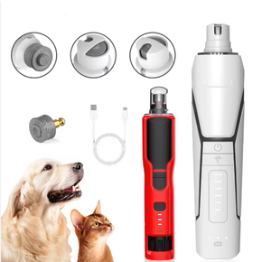 Cortador de Unhas Automático para Animais de Estimação com 7 Velocidades e Bateria de 2000mAh, Recarregável via USB, Luz LED e Tampa Anti-Poeira - Product Image 1