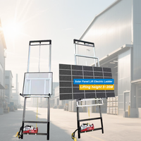 Plateforme élévatrice électrique manuelle pour panneaux solaires photovoltaïques, module de levage vertical, plateforme de travail, élévateur à échelle