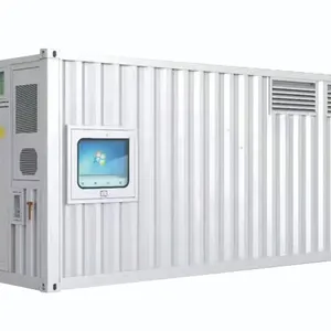 300kwH 500kwh 1MWH lifepo4 리튬 이온 배터리 하이브리드 태양열 용기 배터리 에너지 저장 시스템