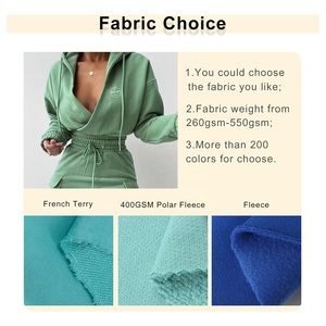 Conjunto <span class=keywords><strong>de</strong></span> Dos Piezas <span class=keywords><strong>de</strong></span> Falda Ajustada al Cuerpo con Cintura Alta y Top Corto Elástico con Capucha y Cuello en V, Conjunto <span class=keywords><strong>de</strong></span> Falda y Top Ajustado, Trajes Deportivos - Product Image 4